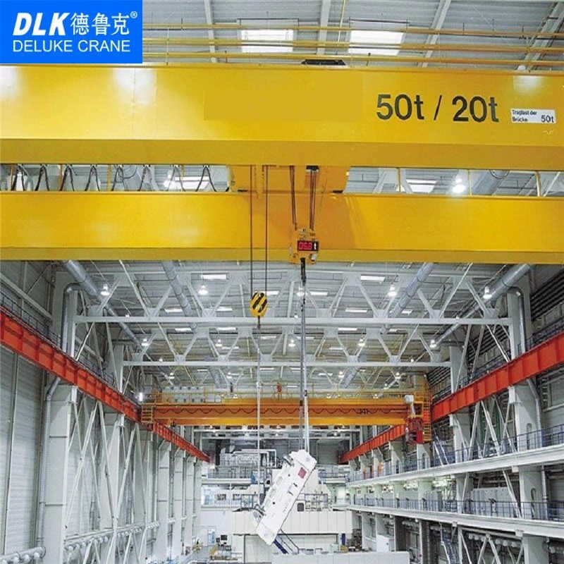 50t Electric Mobile Winch Trolly Type Double Girder Overhead Crane sale Egypt