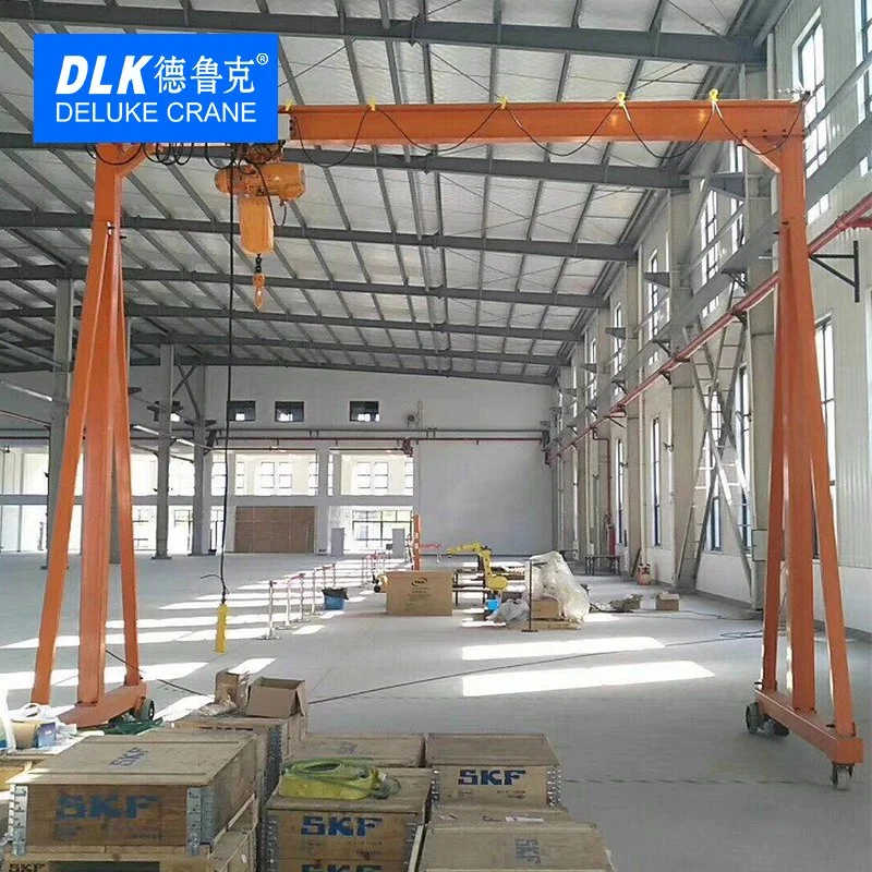 Warehouse L Type Portable Movable Portable Gantry Crane sale Maldives