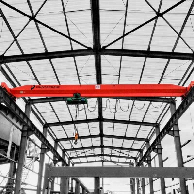 Travelling Hoist Electric 5 Ton Single Girder Overhead Crane used in ship repair