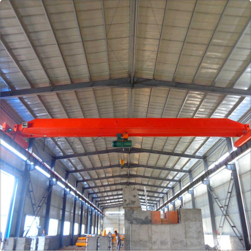 Travelling Hoist Electric 5 Ton Single Girder Overhead Crane used in ship repair