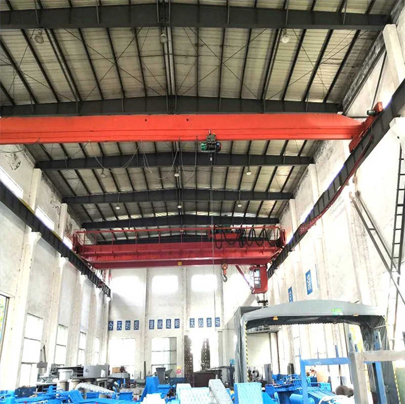 Travelling Hoist Electric 5 Ton Single Girder Overhead Crane used in ship repair