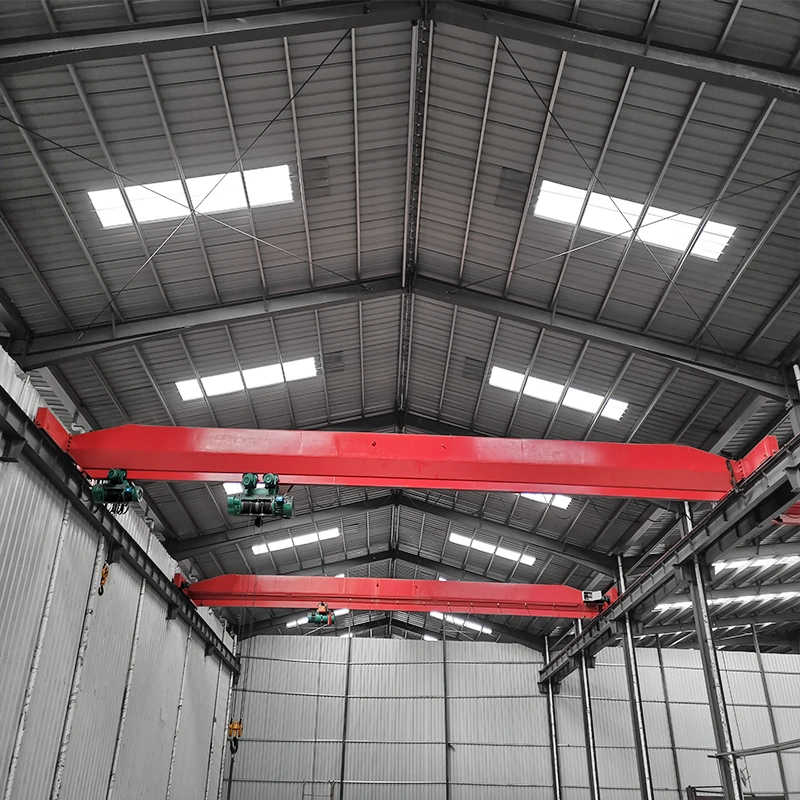 Travelling Hoist Electric 5 Ton Single Girder Overhead Crane used in ship repair