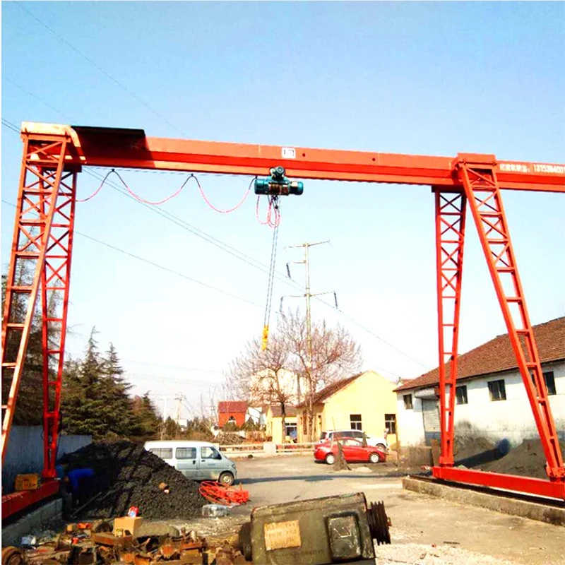 Mh Chinese Factory Euro Single Beam Truss Gantry Crane used in Steel mills