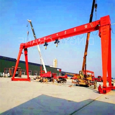 Dy Mh Euro Single Beam Truss Gantry Crane used in foundries