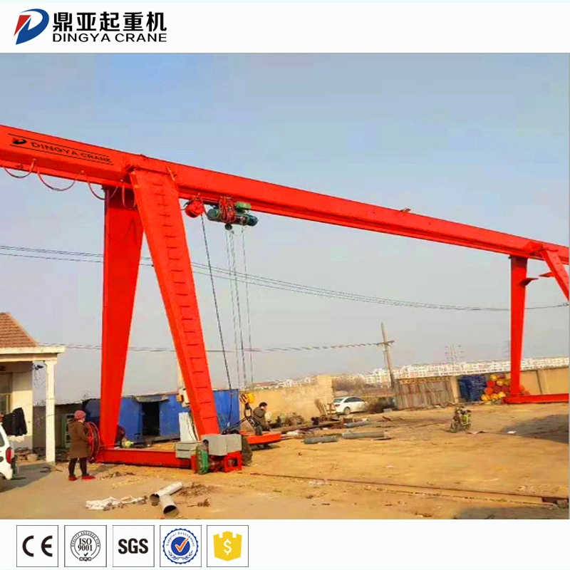 Dy Factory European Single Beam 1t 5t Mh Gantry Crane used in railway