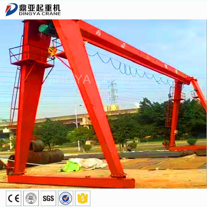 Dy Factory European Single Beam 1t 5t Mh Gantry Crane used in railway