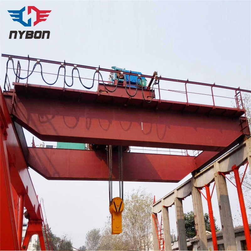 250 Ton Overhead Crane with Remote Control used in Metal products factory