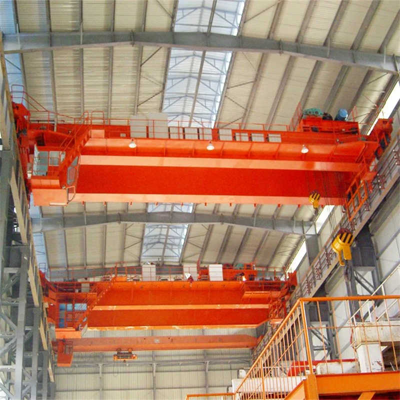 250 Ton Overhead Crane with Remote Control used in Metal products factory