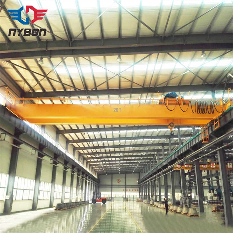 Double Girder Electric Running Overhead Crane used in food processing factory