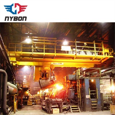 Metallurgical Double Girder Overhead Crane for High Temperature Job-Shop