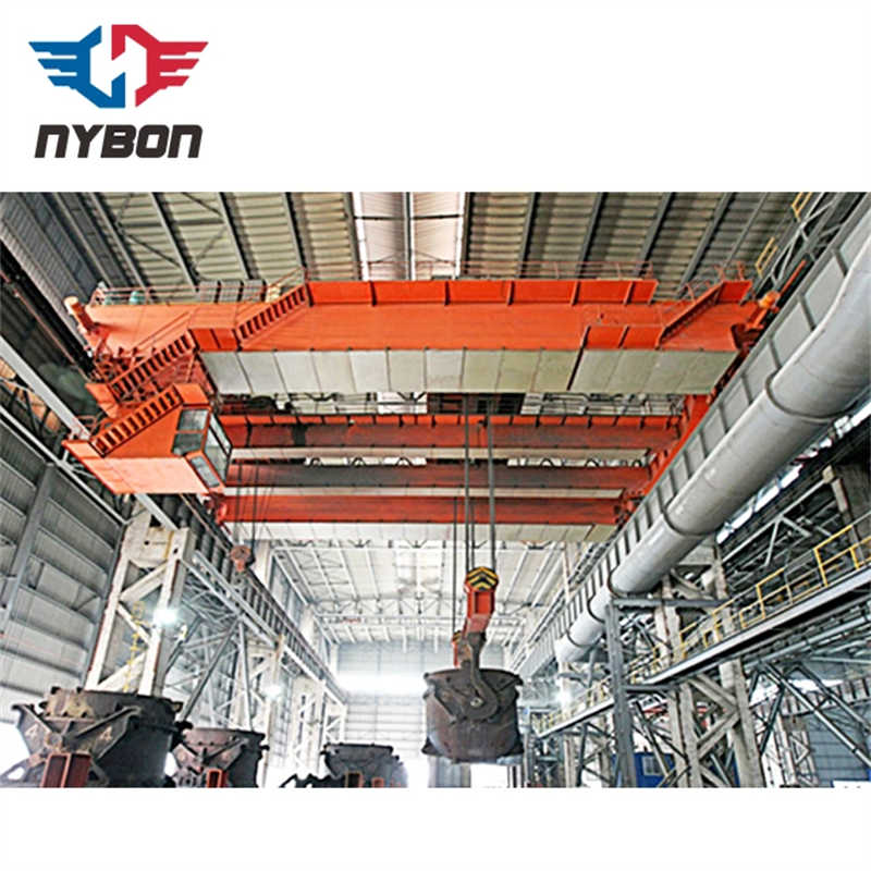 Metallurgical Double Girder Overhead Crane for High Temperature Job-Shop