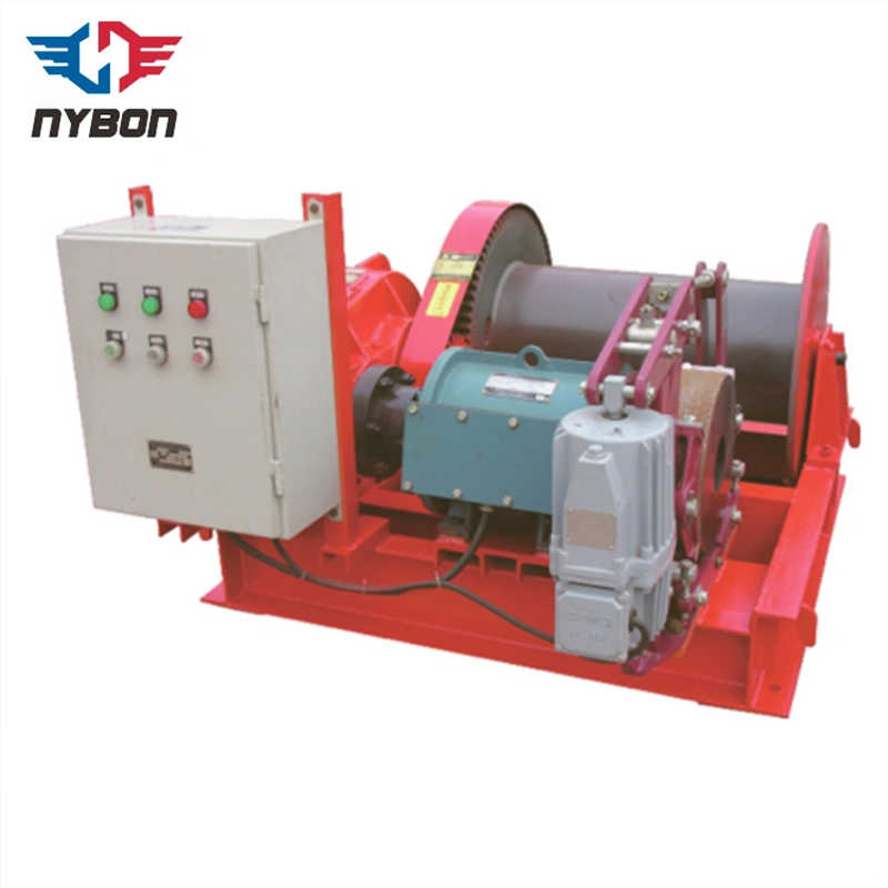 Heavy Duty Wire Rope Electric Winch 25 Ton for Lifting Cargo used in paper mill