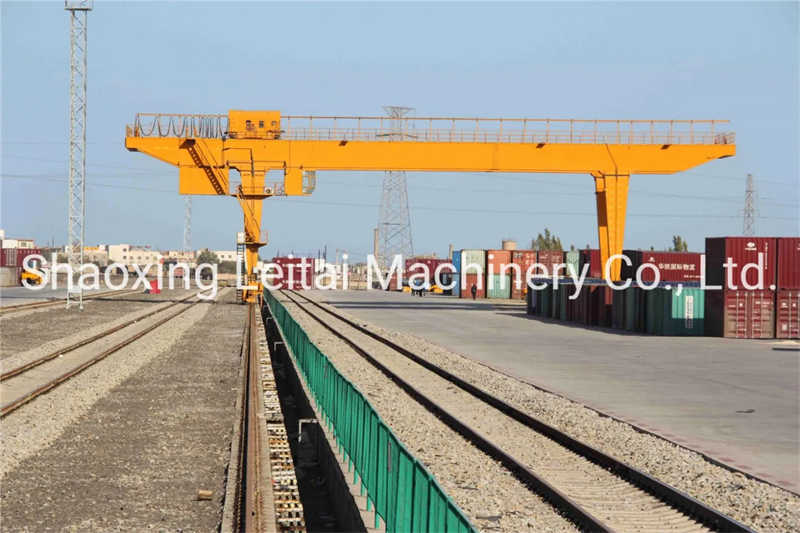 A Frame Double Beam Rail Mounted 50 Ton Gantry Crane sale power plants