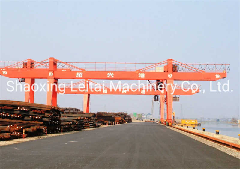 A Frame Double Beam Rail Mounted 50 Ton Gantry Crane sale power plants