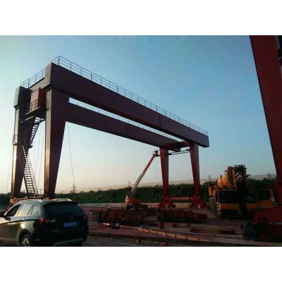 Rail Mounted Double Beam Container Gantry Crane for Small Inland Port UAE