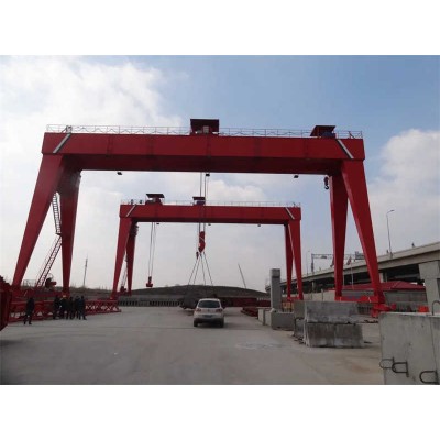 Hydropower Station Single Girder Box Gantry Crane with Electric Hoist sale Iraq