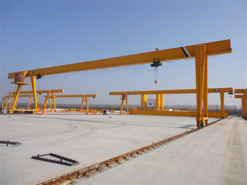 Hydropower Station Single Girder Box Gantry Crane with Electric Hoist sale Iraq