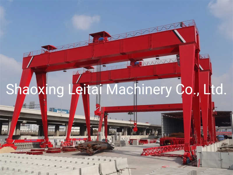 Workshop Stockyard Double Girder Mobile Gantry Crane sale to Vietnam