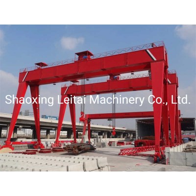 Workshop Stockyard Double Girder Mobile Gantry Crane sale to Vietnam