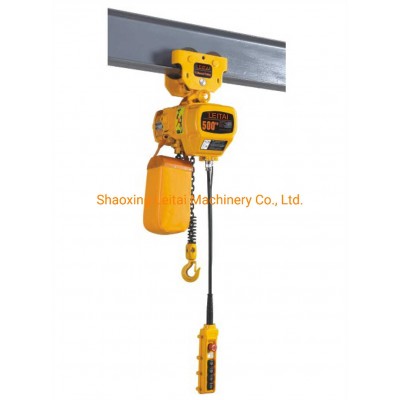 10ton Fixed Electric Chain Hoist 4/1 Falls Without Trolley in construction sites