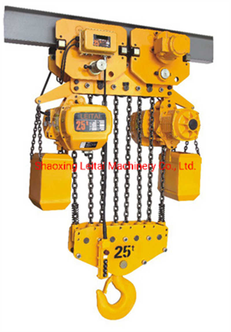 10ton Electric Chain Hoist with Two Trolley and Pendant Control sale UAE