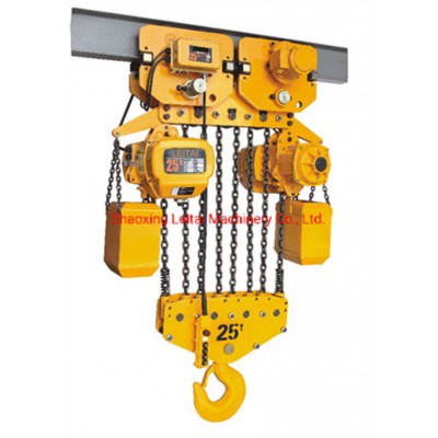 10ton Electric Chain Hoist with Two Trolley and Pendant Control sale UAE