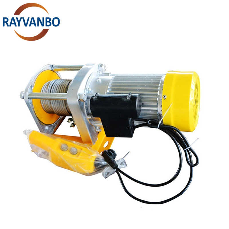 300kg / 600kg Kcd Mini Wire Rope Multi-Function Electric Winch sale Thailand