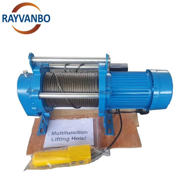 300kg / 600kg Kcd Mini Wire Rope Multi-Function Electric Winch sale Thailand