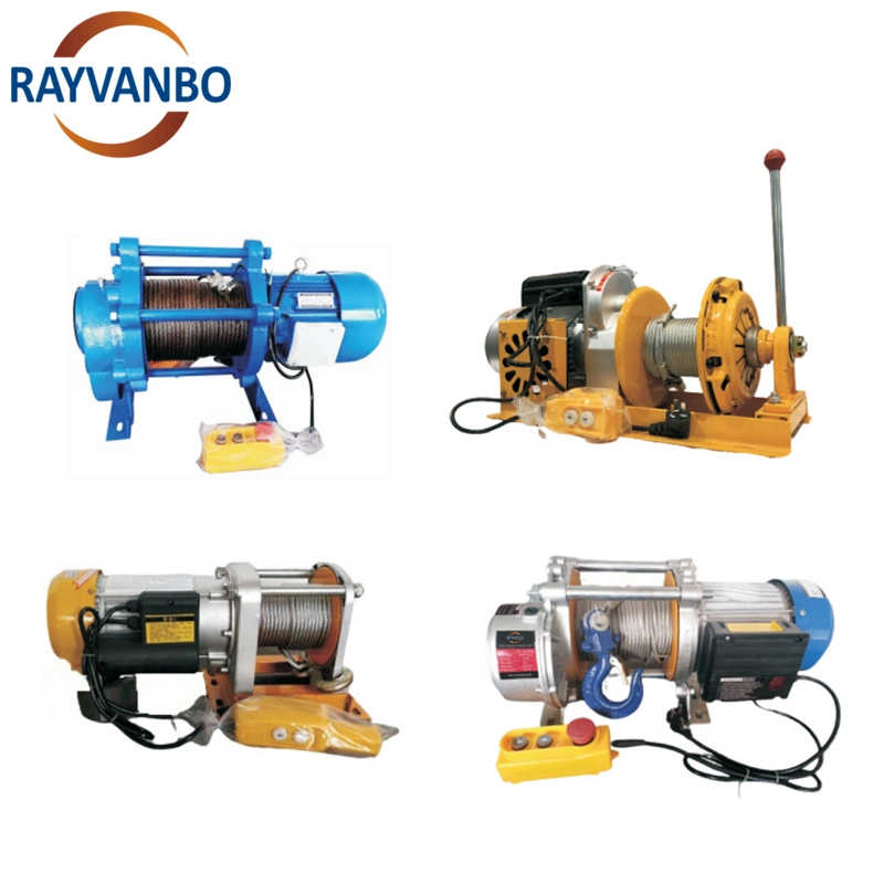 300kg-2000kg Kcd Lifting Tools Electric Winch sale to Indonesia