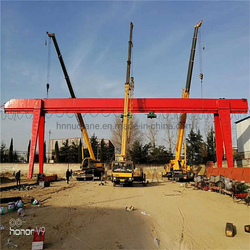 Factory Mh Type Single Girder Gantry Crane 10t sale to Singapore