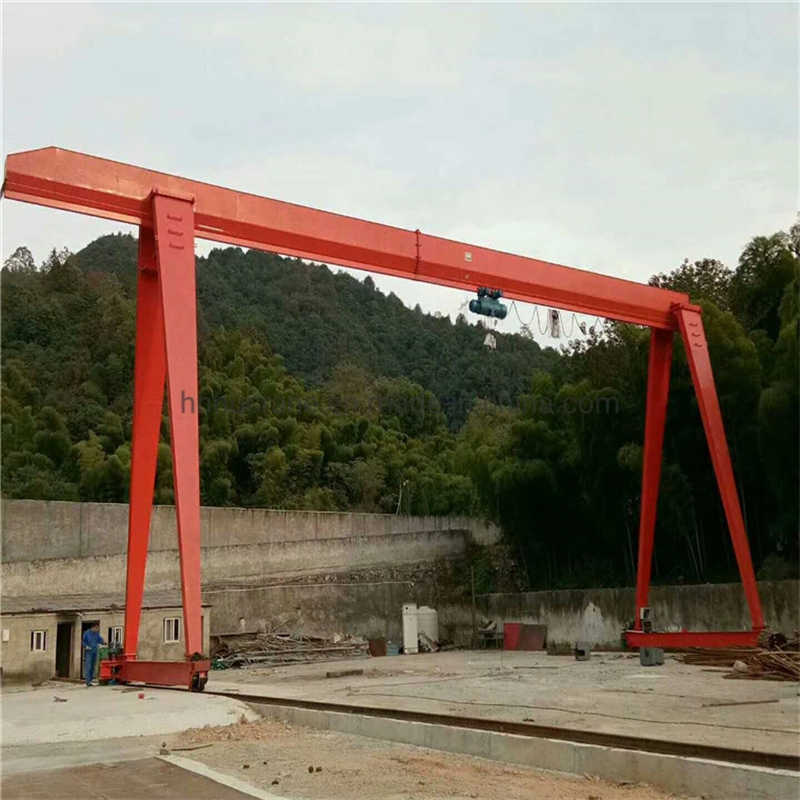 Customizable Mh Type Single Girder Gantry Crane sale to Vietnam