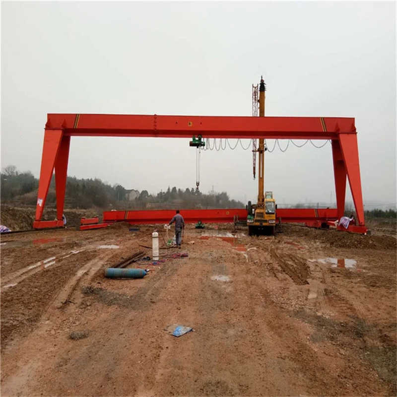 25 Ton Box Type Electric Single Girder Marble Gantry Crane sale to South Korea