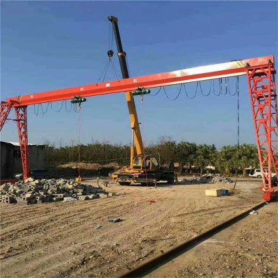 Sheet Metal Lifting Equipment Outdoors Gantry Crane 50 Ton sale to Indonesia