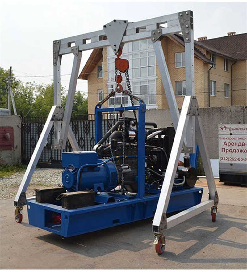 Customized 1 Ton 5m Aluminium Alloy Portable Gantry Cranes sale Malaysia