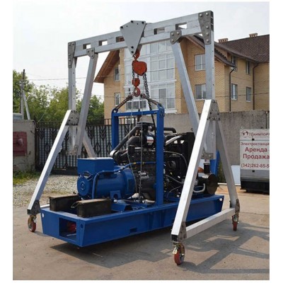 Customized 1 Ton 5m Aluminium Alloy Portable Gantry Cranes sale Malaysia