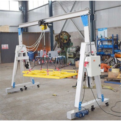 Customized 1 Ton 5m Aluminium Alloy Portable Gantry Cranes sale Malaysia