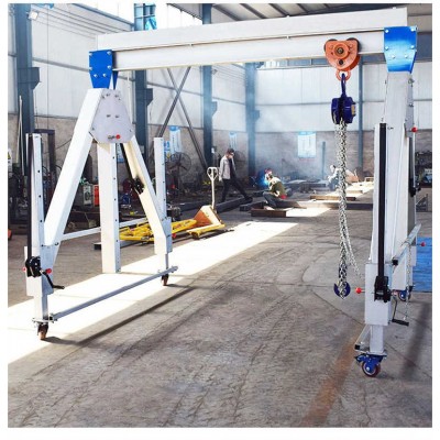 Low Headroom Small Materials Handing Portable Gantry Crane sale Vietnam