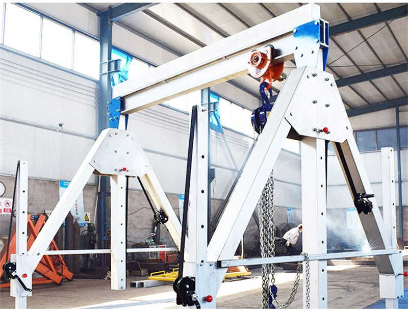 Low Headroom Small Materials Handing Portable Gantry Crane sale Vietnam