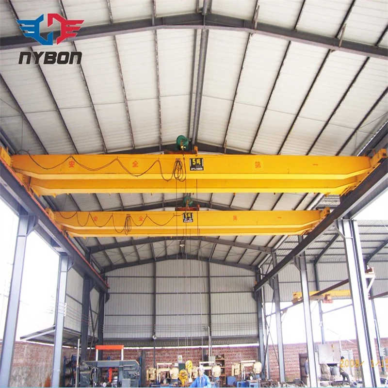 Steel Factory Double Girder Overhead Crane for Coil Lifting sale Spain