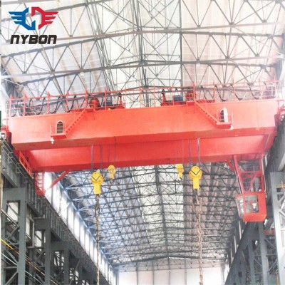 Steel Factory Double Girder Overhead Crane for Coil Lifting sale Spain