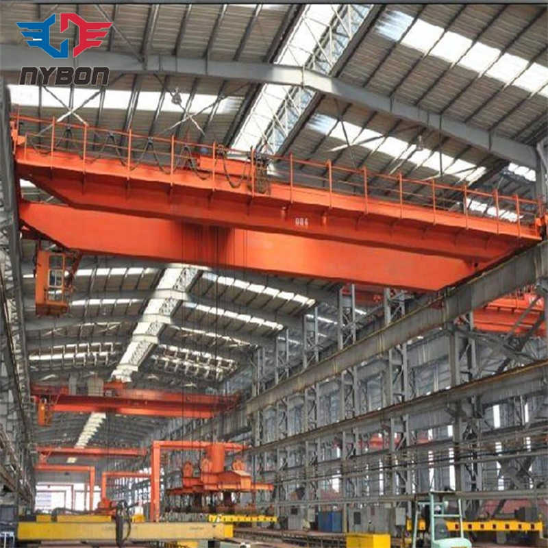 Steel Factory Double Girder Overhead Crane for Coil Lifting sale Spain