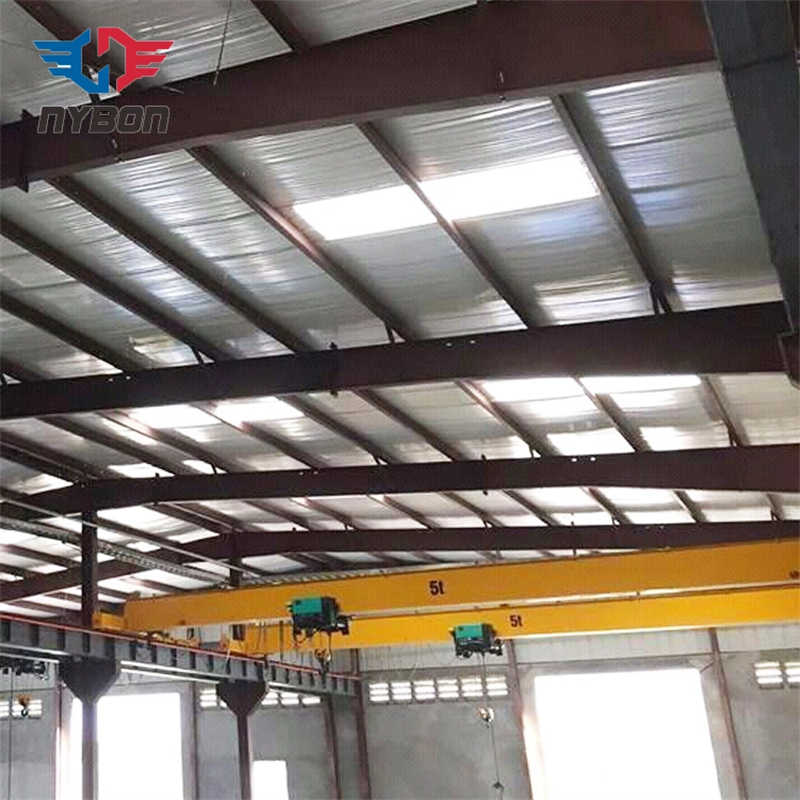 Varied-Speed Traveling European Double Girder Overhead Crane sale Poland