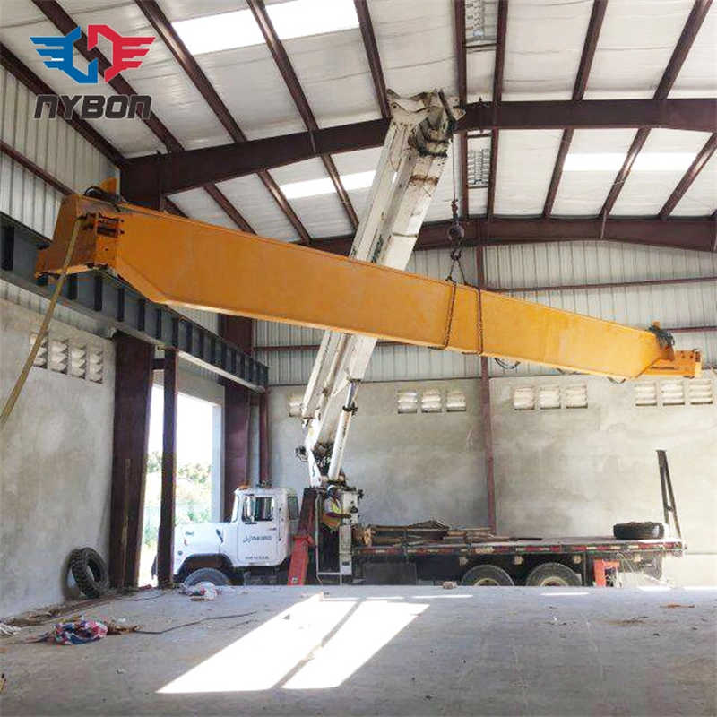 Customized European Double Beam Overhead Bridge Crane sale Hungary