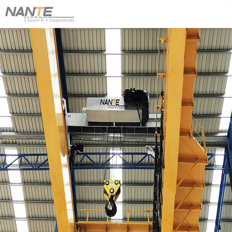 5t 12m Low Headroom European Type Electric Hoist for Overhead Crane sale Peru