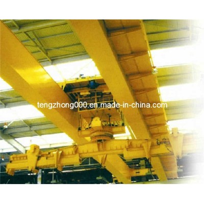 Electromagnet Below Revolving Overhead Crane sale to Philippines