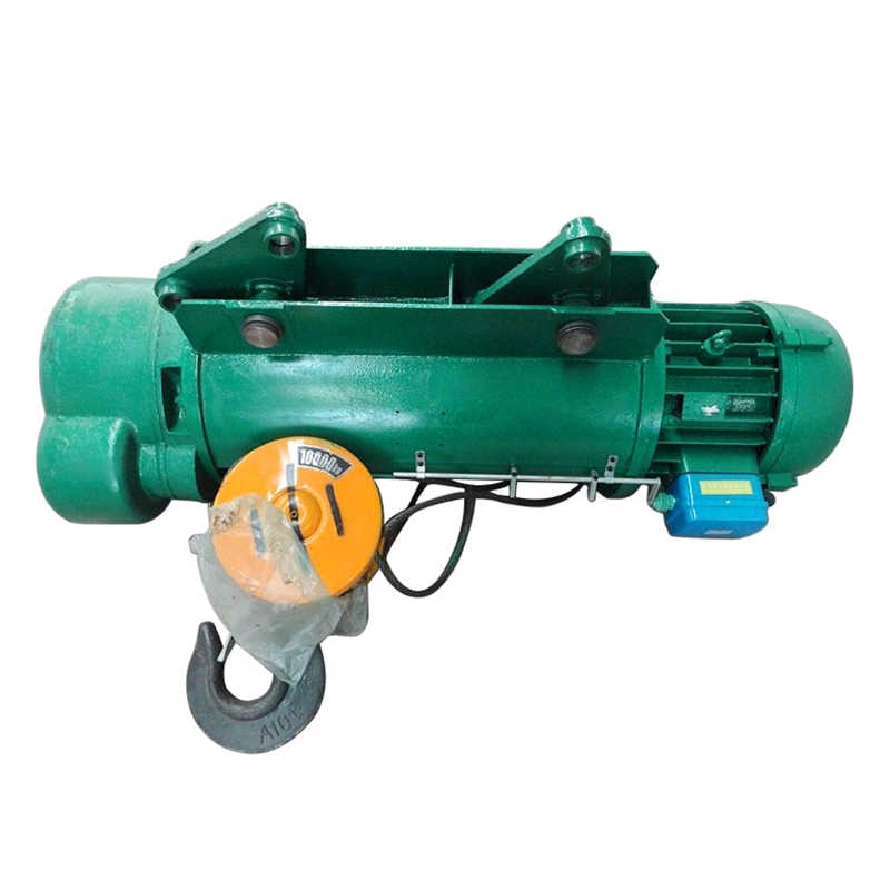 CD1 2ton*9m Electric Wire Rope Pulling Hoist sale to Nigeria