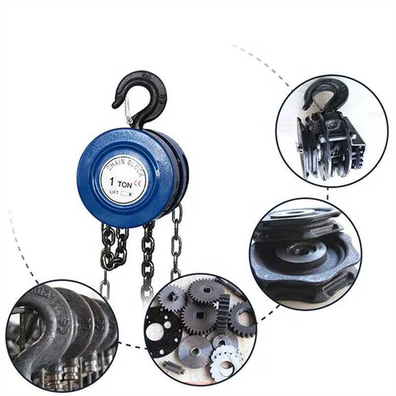 Manual Hand Operated HS Hsz Type Small Chain Pulley Block sale to Maldives