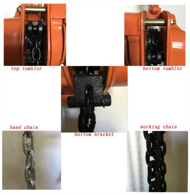 5ton Chain Block Price with Lifting Height 3meters sale to Bangladesh