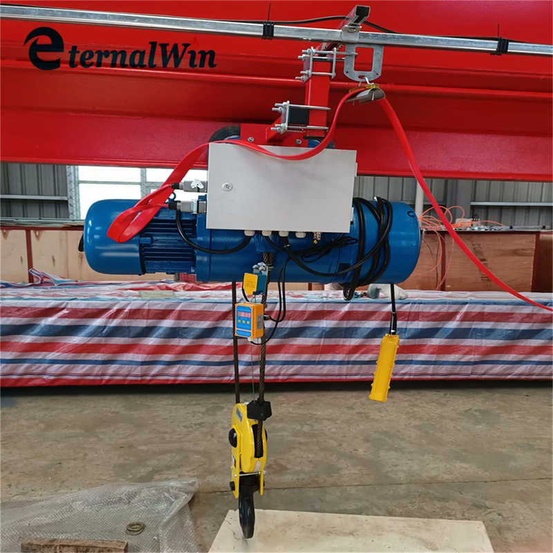 Rail Track Wheel Overhead Crane Electric Lifting Hoist Crane used in warehouses