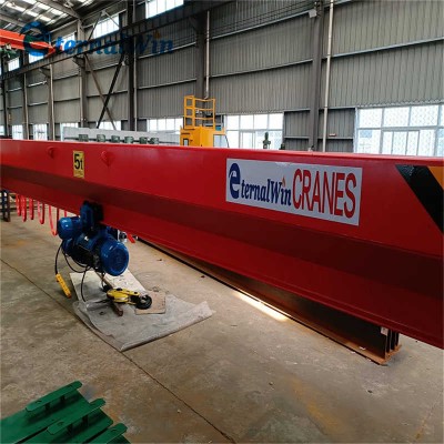 Rail Track Wheel Overhead Crane Electric Lifting Hoist Crane used in warehouses